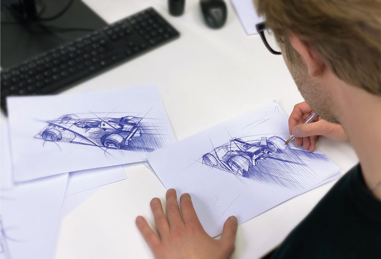 Maserati Fomula E sketch