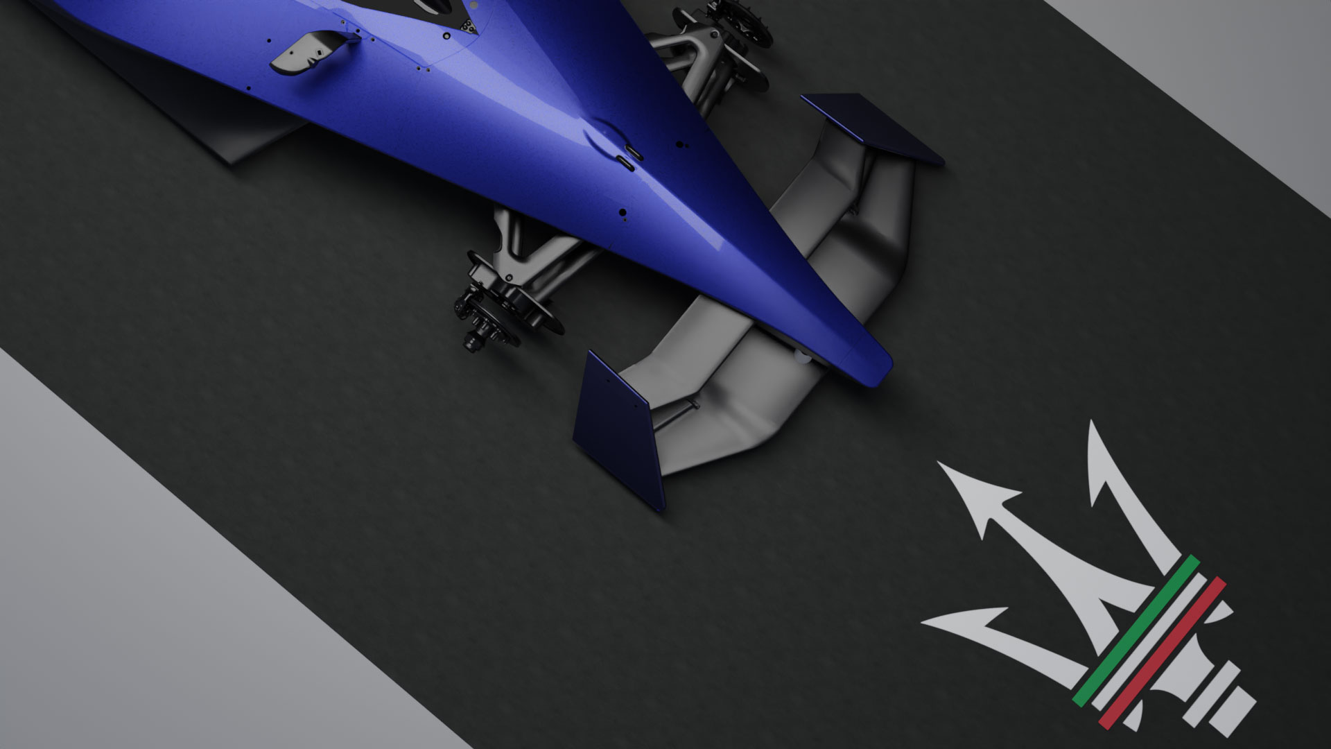 Maserati formula E animation with logo
