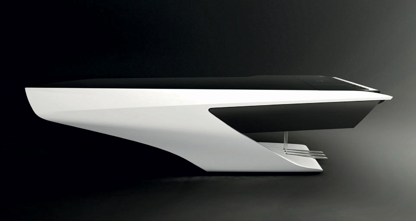 Peugeot Design Lab Pleyel piano aesthetical view side