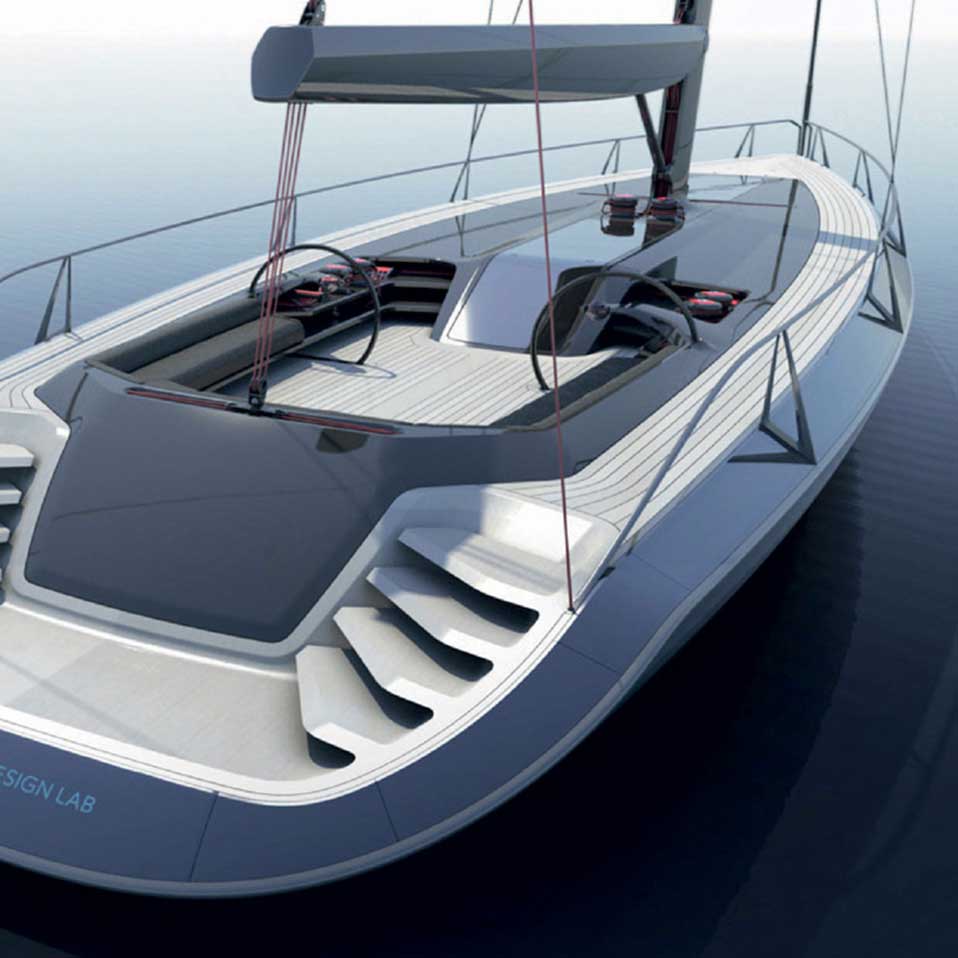 Peugeot Design Lab concept sail boat image